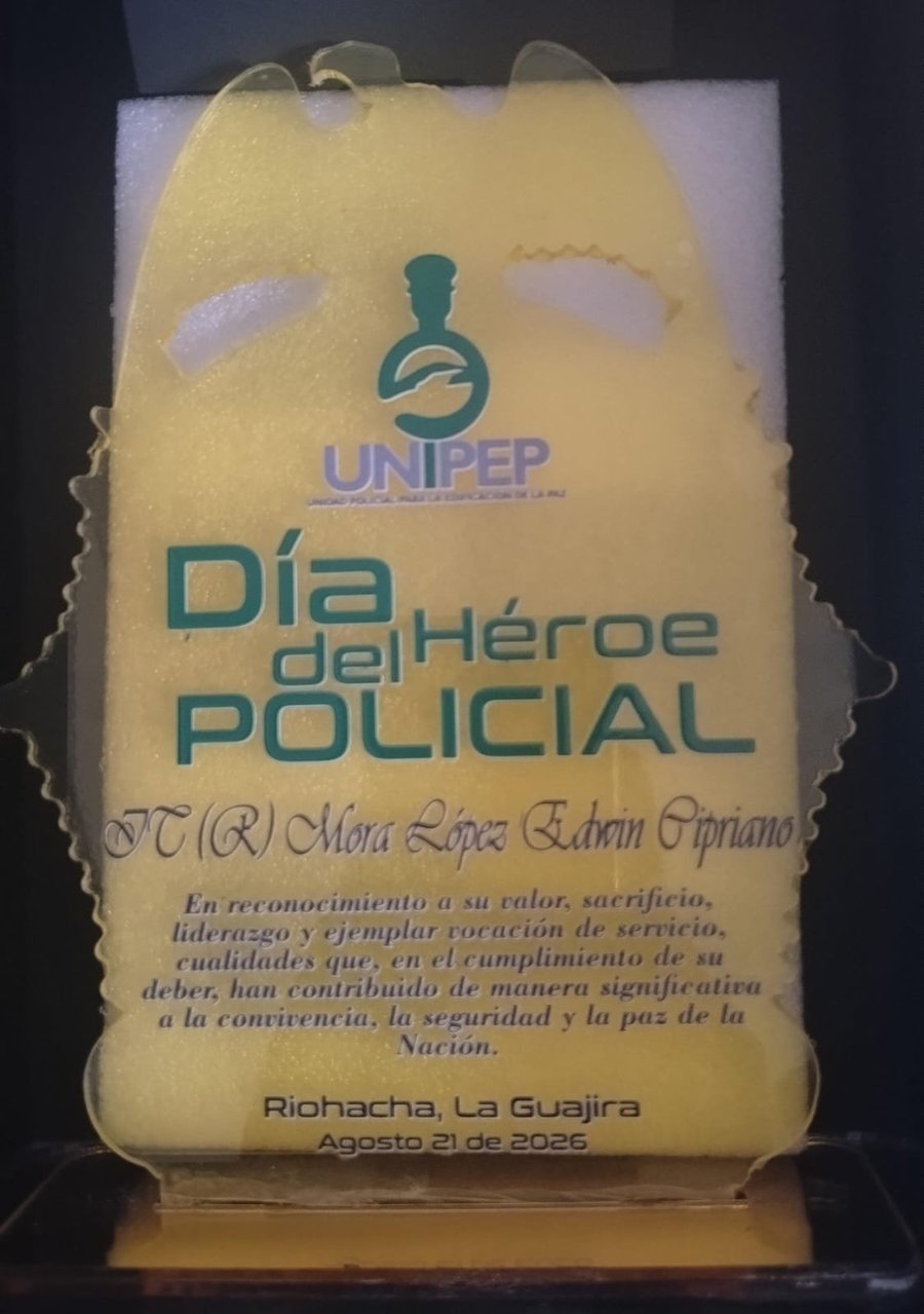 Placa de reconocimiento